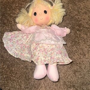 Precious Moments Pink and White Doll